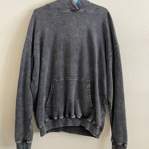 Acid Wash Oversized Hoodie